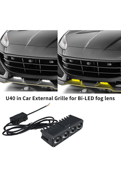 MR.SMART F.T.C 4 Lens Fog Light With 100W Spot Laser Beam High Low Beam For Bike/Car/Thar/Original New Model