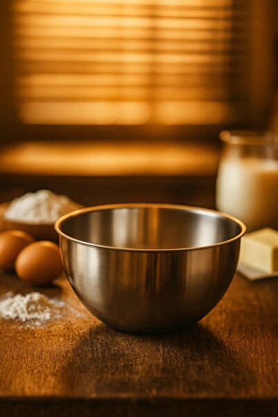 Anadolu Saray Stainless Steel Deep Whisking and Mixing Bowl 30 cm – Kitchen Mixing Bowl