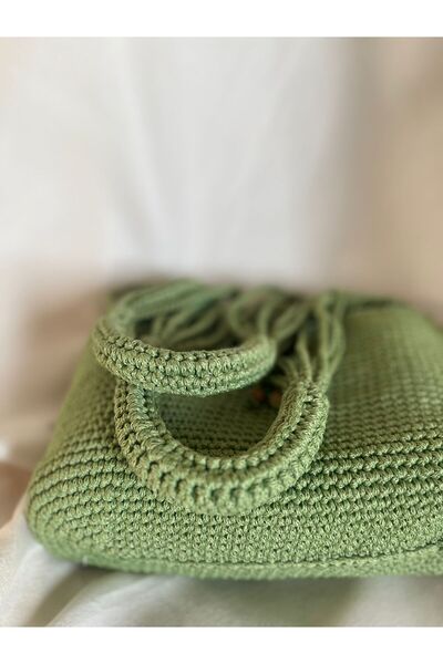 İhtiyacımVar Shoulder Bag with Pouch 34X25 cm Stylish Designed Bag