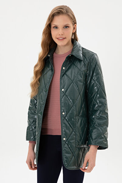 U.S. Polo Assn. Women's Dark Green Coat 50312102-Vr079
