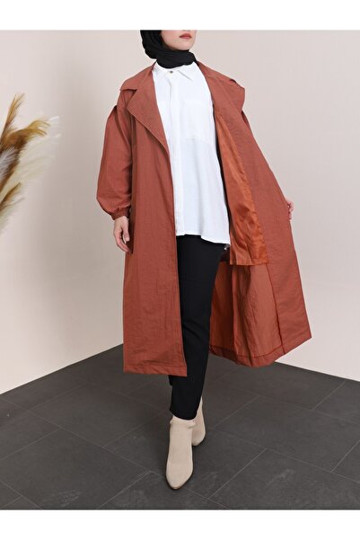 HİJABAYA Καμπαρντίνα με ελαστικό μανίκι με επένδυση με ζώνη