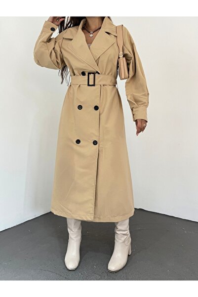 HİJABAYA Καμπαρντίνα με μπαλόνι με αγκράφα και πλαϊνή τσέπη