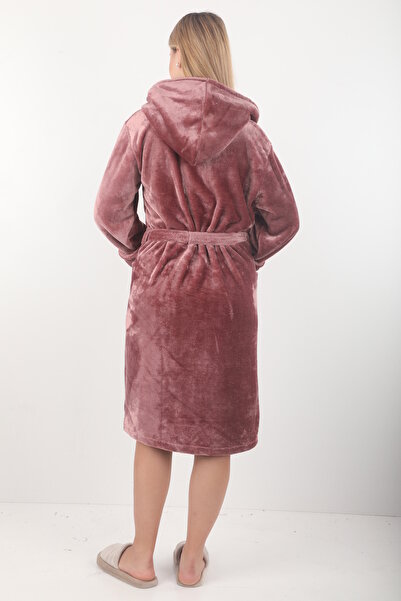 Wild Love Women's Hooded 100% Bamboo Short Dressing Gown