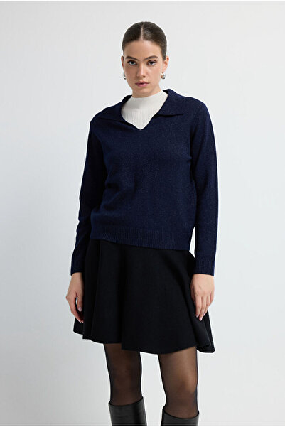 adL Polo Yaka Kaşmir Triko Kazak