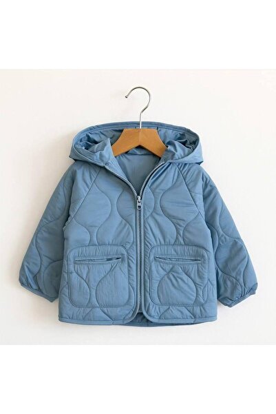 WİKİBOOM Unisex Mevsimlik Kapüşonlu Mont