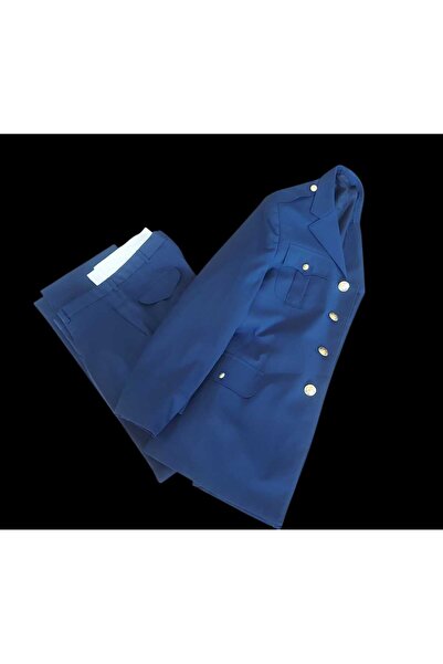 kho military design Navy Blue Color Hkk Officer External Summer Suit (Jacket-...