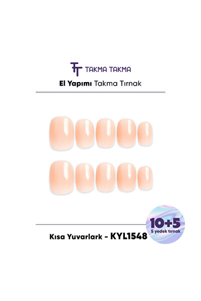 Takma Takma M Beden 15'li Ten Kısa Yuvarlark KYL1548 Tekrar Kullanılabilir El...