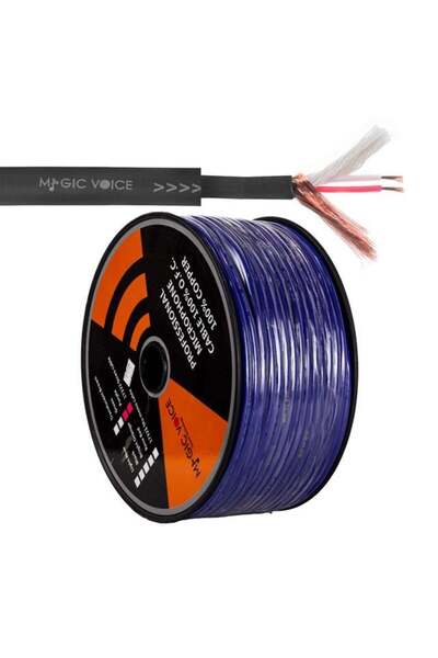 Epilons كابل ميكروفون ماجيك فويس ستيريو 1. كاليتي 100 متر أرجواني