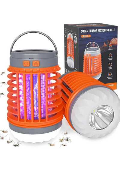 Generic Solar Sensor Mosquitto Killer With Camping Light