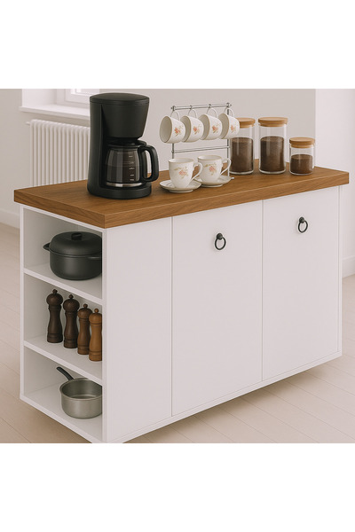 mp atelier Kahve Köşesi, Ardiye ve Mutfak Dolabı – Geniş Raflı Çok Amaçlı Tasarım kiler çok amaçlı dolap