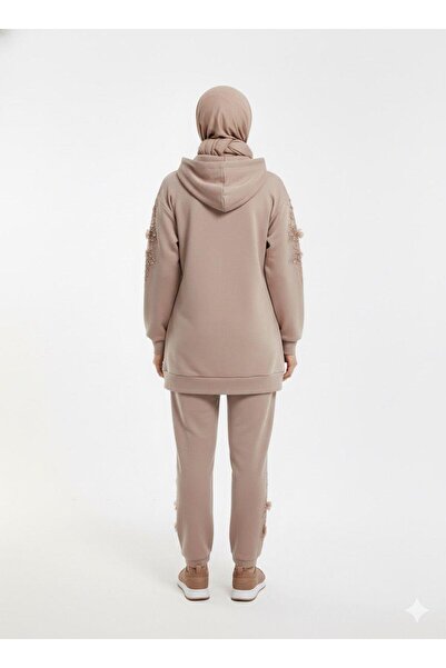 MOOR BUTİK Moor Arm and Leg Stone-Set Modal Imported Suit