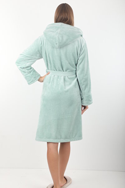 Wild Love Women's Hooded 100% Bamboo Short Dressing Gown