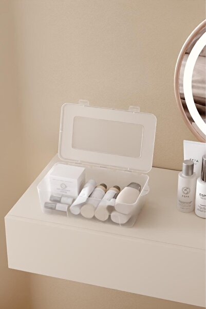 Pufwin Home Makyaj Kozmetik Saklama Kutusu Büyük Boy