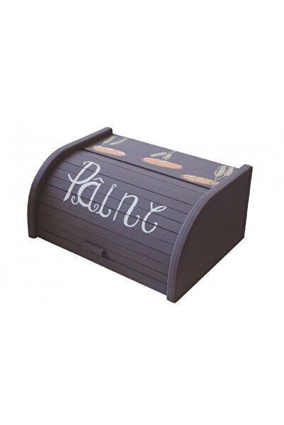 Decoratiuni Vintage Casa Retro Bread box, hand-painted, multi-colored brown, without chopper, 39 X 18 X 27 cm