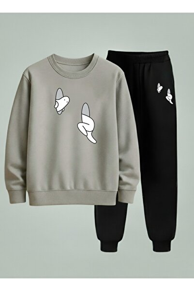 LORVEX Îmbrăcăminte pentru copii tricou - Set trening cu guler rotund NAUGHTY...