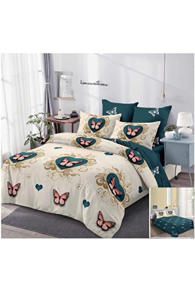 OEM Bed Linen, Fine Cotton 6 Pieces, Normal Sheet for Double Bed