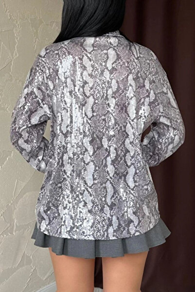 GENCULUS Gray Sparkling Garni Shirt