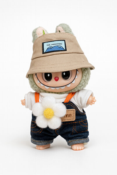 SYS PREMİUM - ORJİNAL Labubu, kıyafetli 3 parçalı labubu, Premium Giyim Koleksiyon Oyuncak, peluş