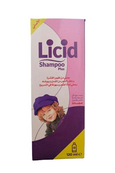 Licid shampoo for healthy, clean and shiny hair 120 ml