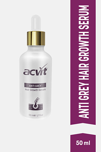 Acvit Anti Grey Hair Growth Serum - Beyaz Saç ve Dökülme Kontrolü - Saç Deris...