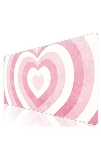 GENERAL Pink Large Extended Gaming Mouse Pad 900x400x3mm Non-slip Rubber Base