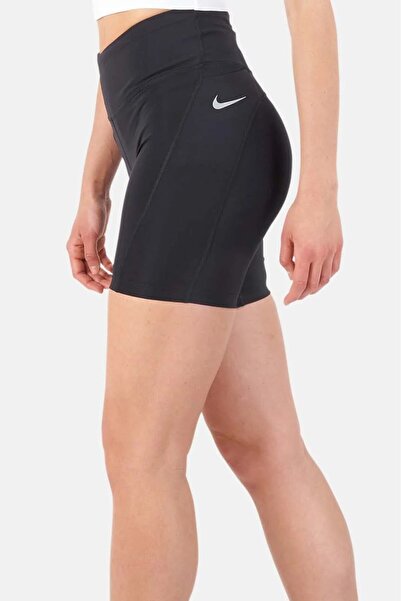 Nike Dri-Fit Epic Fast Running High Waisted Black Women's Leggings Shorts with Pockets
