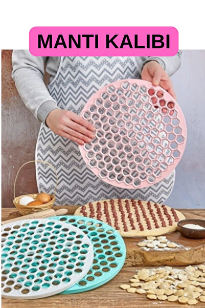 Myend 4-Piece Dumpling Set, Flour Sieve with Pegs, Dough Cutter Spatula, Raw Dumpling and Ravioli Mold Set