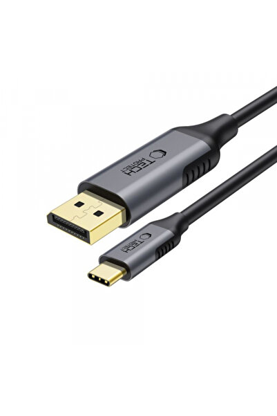 Universal Cablu Audio si Video USB-C - DisplayPort Tech-Protect Ultraboost, 1.8m, Negru