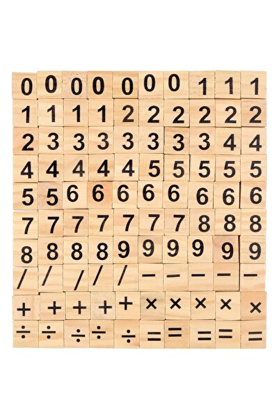 DELPI Set of 200 Wooden Letters and Numbers, Delpi, for Scrabble-type Games, 2 x 1.8 cm, DIY