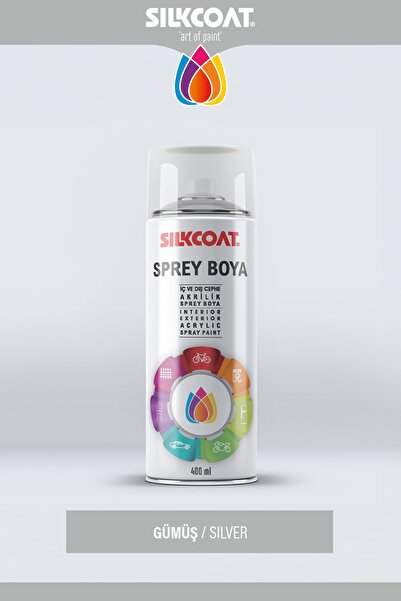Silkcoat Premium Dekoratif Sprey Boya 400 ML – Mobilya, Duvar, Metal, Plastik...