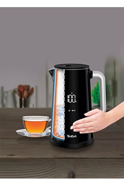 TEFAL Smart'n Light 1.5L Digital Electric Kettle (Black) KO853840