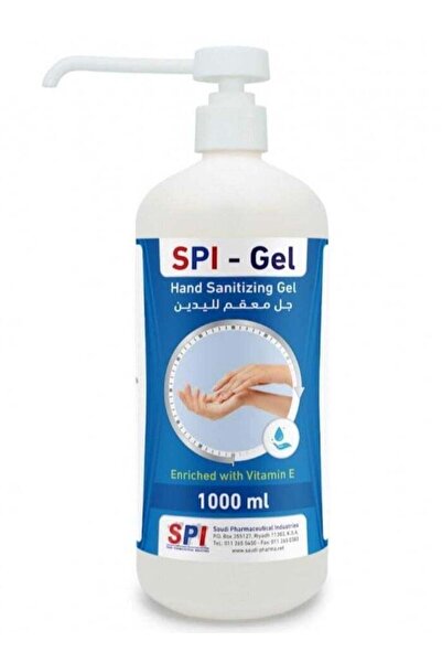SPİ Hand Sanitizer Gel Enriched With Vitamin E 1000 ml