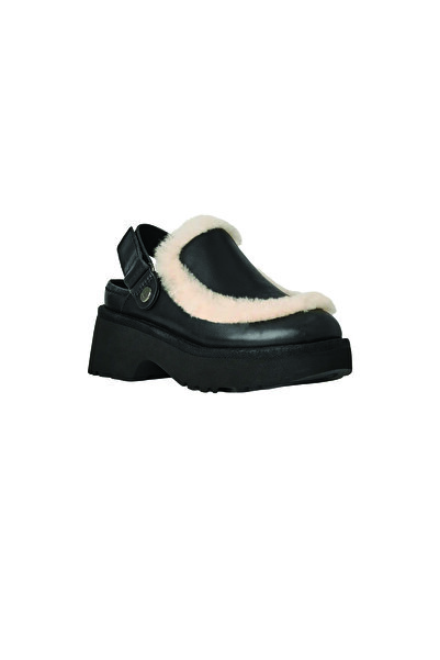 UGG Women / Girls Sandals 1171507 W Esmee Leather Clog Black