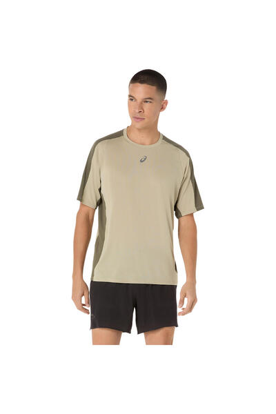 Asics FUJITRAIL ELITE SS TOP Erkek Yeşil Tshirt 2011D264-300