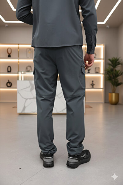 Mamlay Men's Anthracite Color Tactical Outdoor Water and Wind Resistant Pants