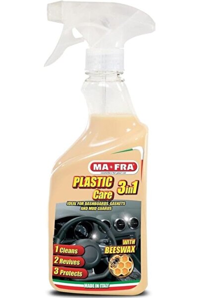 MAFRA العناية بالبلاستيك 3 في 1 500 مل (ينظف ويجدد ويحمي البلاستيك الداخلي لل...