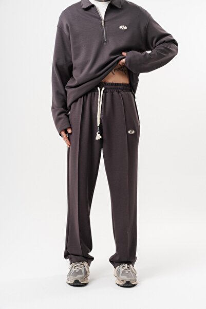 Respire Men's Modal Baggy Sweatpants Smoked