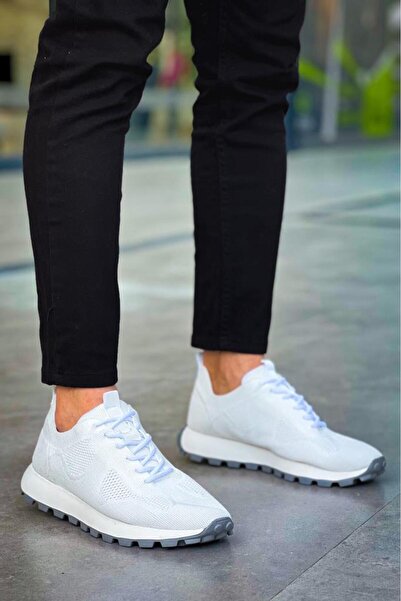 BPM Ch2409 - Knitwear Men's Shoes White