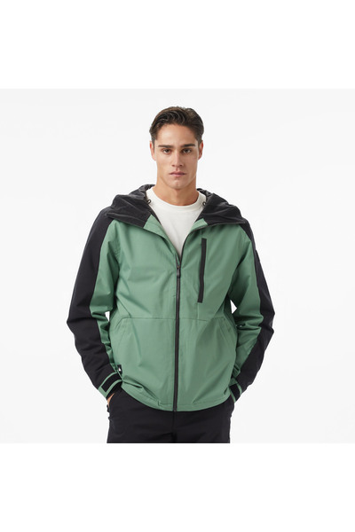 Quiksilver Mission Block Erkek Yeşil Kayak Montu