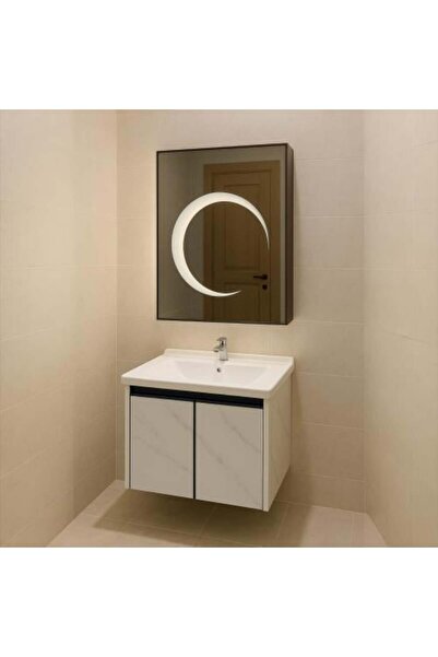 genernic حوض غسيل ديكوري حديث مع مرآة LED مقاس 60 سم