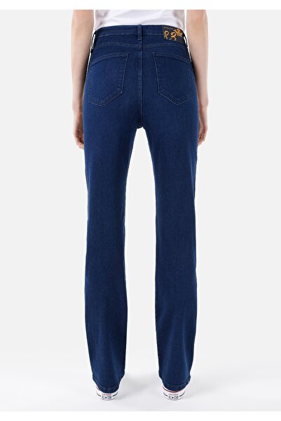 Colin's Regular Fit Mid Waist Slim Straight Leg Women's Indigo Jean Trousers