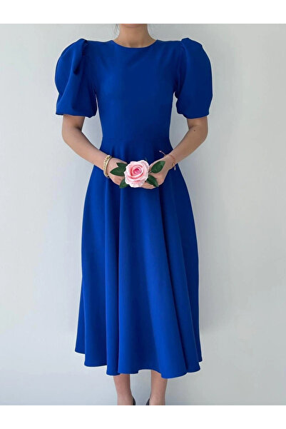 GENCULUS Catania Balloon Sleeve Dress