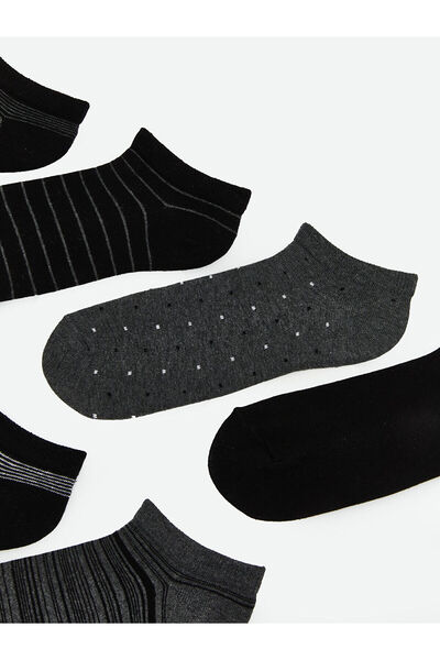 LC Waikiki Patterned Men's Booties Socks 7 Pack