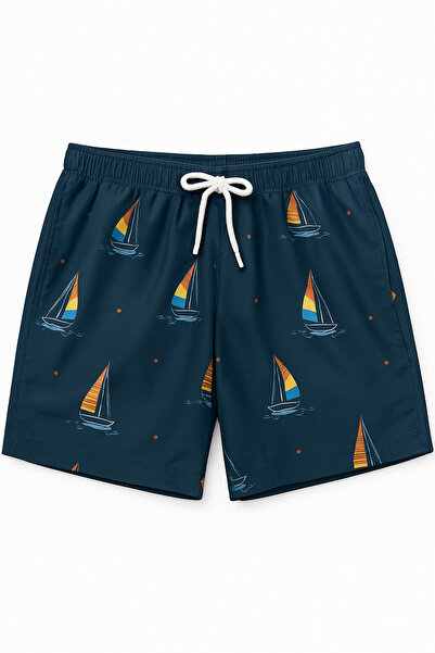 ZEND POLO Sailing Printed Sea Shorts