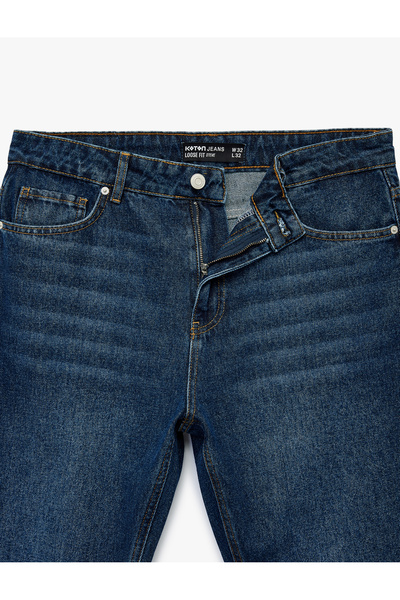 Koton Παντελόνι τζιν με φαρδιά εφαρμογή - Steve Jean