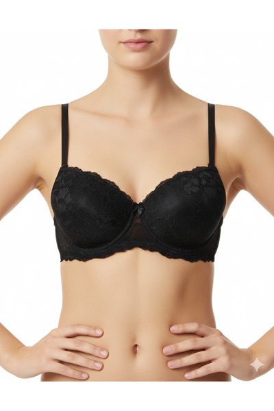 EBRULİ LİNGERİE حمالة صدر من الدانتيل بدون دعم من السيليكون