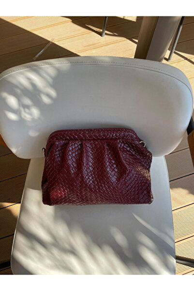 Rivina Meri̇ Glow Knitted Detailed Handbag, Shoulder Bag and Crossbody Bag