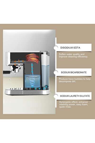 NALACAL Coffee Machine Descaler (2 pc) - Universal Descaling Solution for Coffee Makers & Espresso Machines