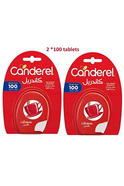 Canderel Low Calorie Sweetener Pocket Pack 100 tablets x 2