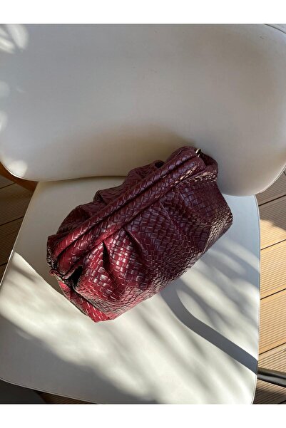 Rivina Meri̇ Glow Knitted Detailed Handbag, Shoulder Bag and Crossbody Bag